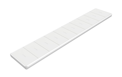 EasyFloat flytbrygga med måtten 1,2 × 6,0 meter, idealisk för bad, rodd och kajak/paddling